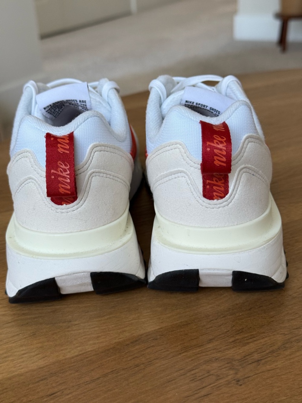 Nike Air Max Dawn Sneakers White Mantra Orange Women’s 8.5 - Picture 4 of 15